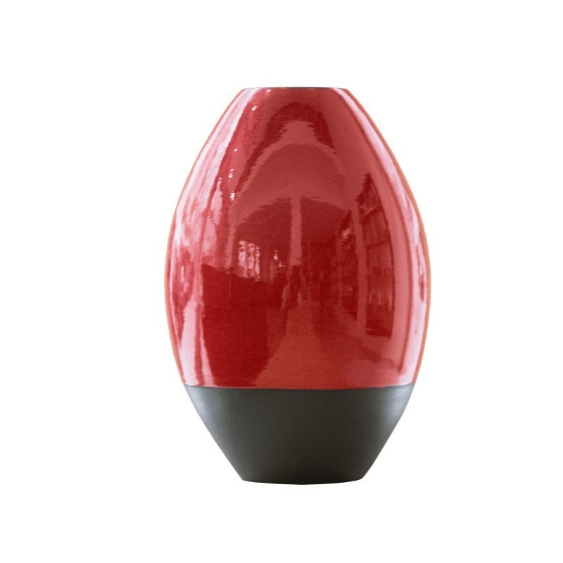 Vase en arc biColoure rouge