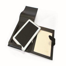 Étui tablette universel avec bloc-notes et stylo